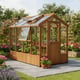 Swallow Lark 4x8 Wooden Greenhouse