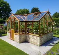 Swallow Mallard 8x15 Dwarf Wall Wooden Greenhouse