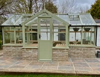 Swallow Mallard 8x32 Dwarf Wall Wooden Greenhouse