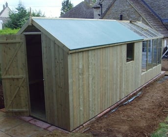 Combination Shed Extension 6ft x 6ft with Floor