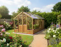 Swallow Raven 8x10 Greenhouse + 4ft Shed Combination