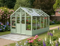 Swallow Raven 8x10 Painted Wooden Greenhouse