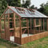 Swallow Raven 8x10 Wooden Greenhouse in Thermowood