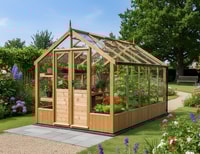 Swallow Raven 8x10 Wooden Greenhouse