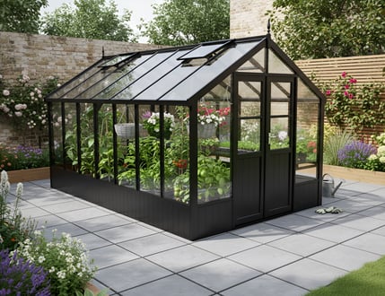 Swallow Raven Painted Greenhouse