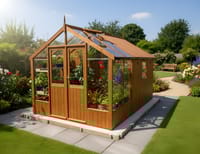 Swallow Raven 8x4 Greenhouse + 4ft Shed Combination