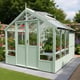 Swallow Raven 8x6 Greenhouse + 4ft Shed Combination
