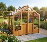 Swallow Raven 8x4 Wooden Greenhouse