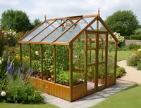 Swallow Raven 8x8 Wooden Greenhouse