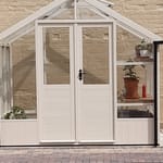 Additional Double Greenhouse Door Painted Finish