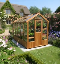 Swallow Robin 5x10 Wooden Greenhouse