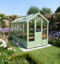 Swallow Robin 5x12 Painted Wooden Greenhouse