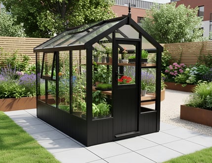 Swallow Robin Painted Greenhouse