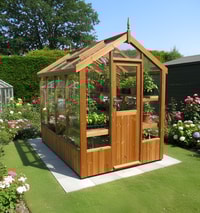 Swallow Robin 5x8 Wooden Greenhouse