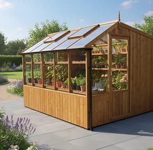 Swallow Rook 8x10 Wooden Potting Shed