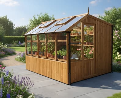 Swallow Rook 8x10 Wooden Potting Shed