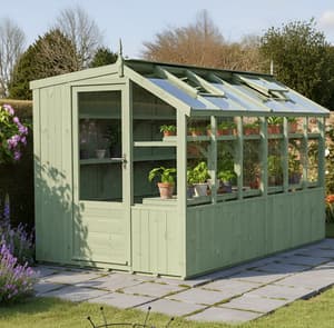 Swallow Jay 6x20 Painted Wooden Potting Shed