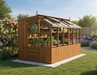 Swallow Rook 8x12 Wooden Potting Shed