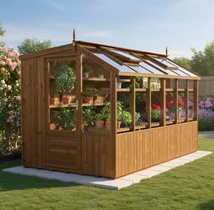 Swallow Rook 8x12 Wooden Potting Shed