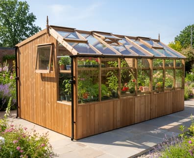 Swallow Rook 8x14 Wooden Potting Shed