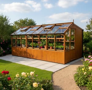 Swallow Rook 8x20 Wooden Potting Shed