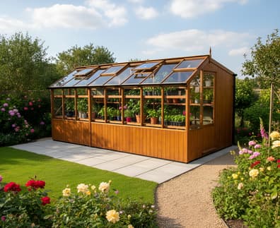 Swallow Rook 8x16 Wooden Potting Shed