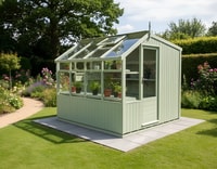 Swallow Rook 8x6 Painted Wooden Potting Shed