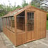 Swallow Rook Wooden Potting Shed 8x12 Thermowood Internal View