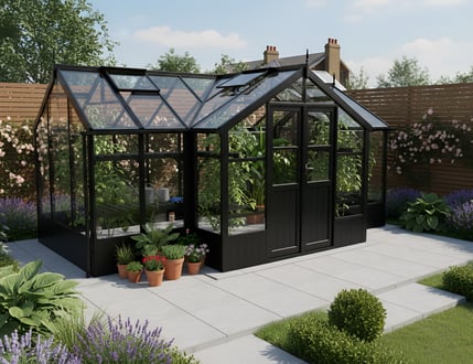 Swallow Swan Painted Greenhouse