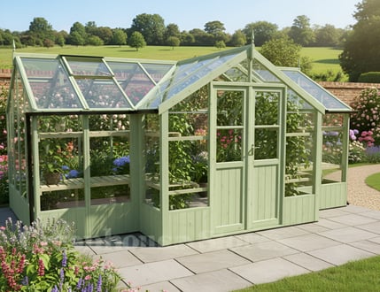 Swallow Swan Painted Greenhouse