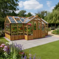 Swallow Swan 8x17 Wooden Greenhouse