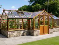 Swallow Swan 8x22 Dwarf Wall Wooden Greenhouse