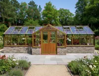 Swallow Swan 8x26 Dwarf Wall Wooden Greenhouse