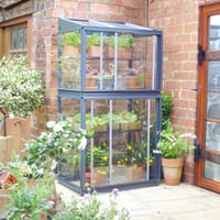 2x3 Access City Growhouse Mini Greenhouse in Anthracite Grey
