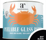 Thorndown Peelable Glass Paint Bat Black 750ml