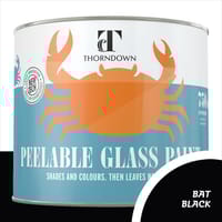 Thorndown Peelable Glass Paint Bat Black 750ml