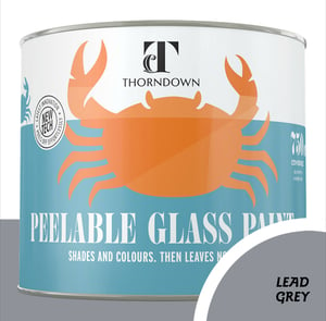 Thorndown Peelable Glass Paint Lead Grey 750ml