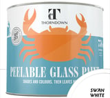 Thorndown Peelable Glass Paint Swan White 750ml