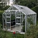 Elite Thyme 8x12 White Greenhouse