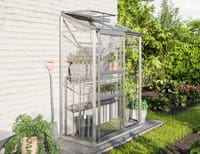 Vitavia 2x4 IDA 900 Lean To Greenhouse - Horticultural Glass