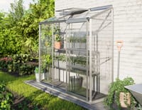 Vitavia 2x6 IDA 1300 Lean To Greenhouse - Toughened Glass
