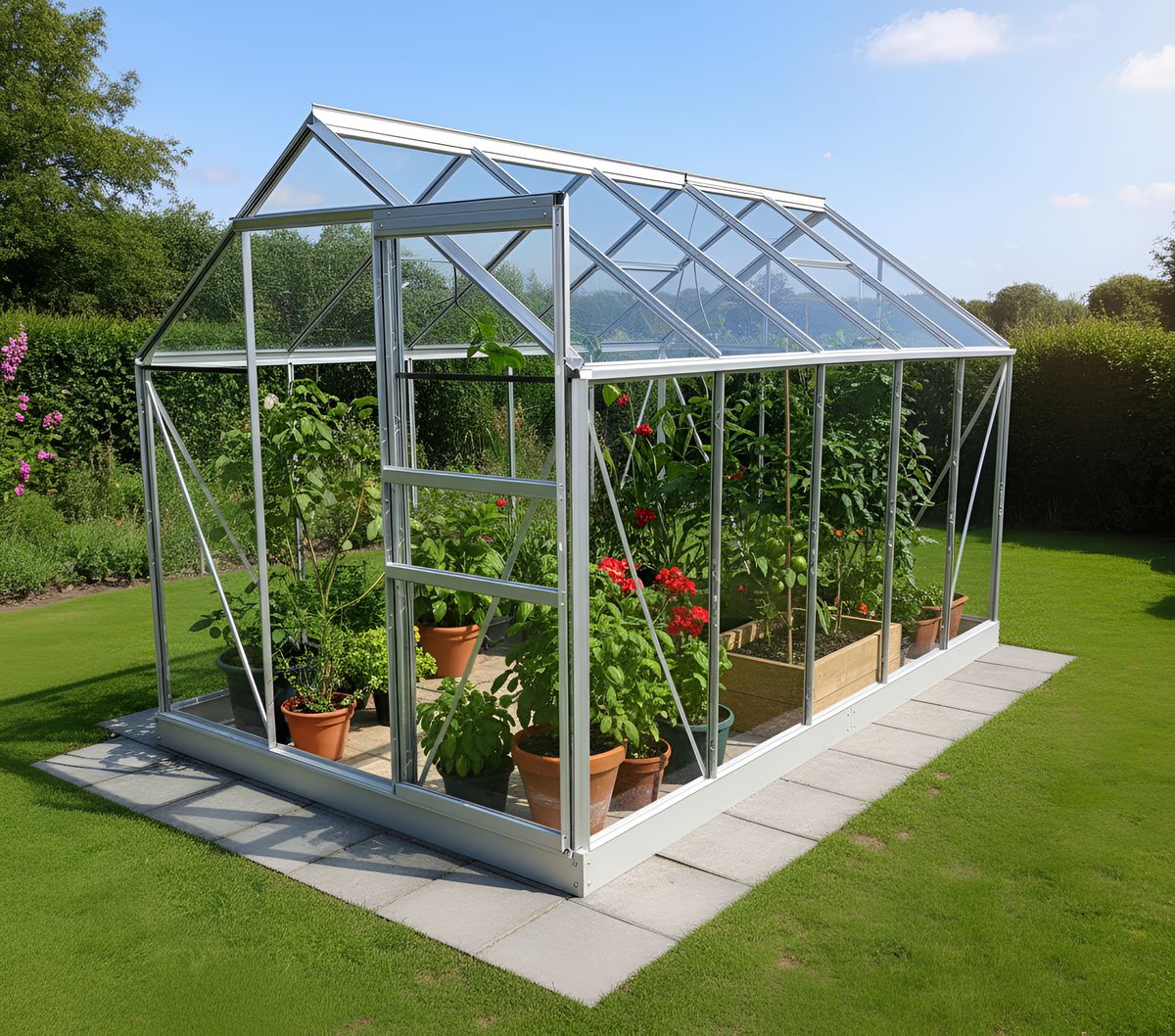 Vitavia 6x10 Venus 6200 Greenhouse - Toughened Glass