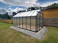 Vitavia 8x14 Green Phoenix 11500 Greenhouse - Polycarbonate Glazing
