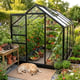 Vitavia 8x6 Black Venus 5000 Greenhouse