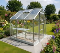 Vitavia 6x6 Apollo 3800 Greenhouse - Horticultural Glass