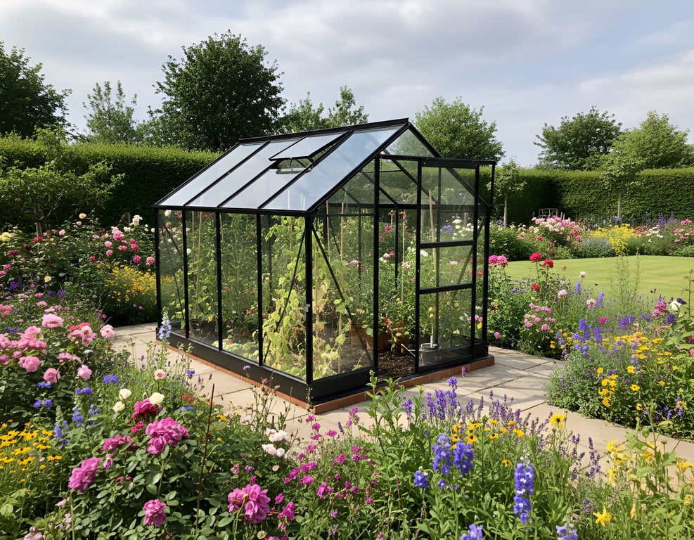 Vitavia 8x6 Black Apollo 5000 Greenhouse