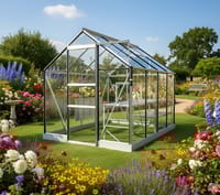 Vitavia 8x6 Apollo 5000 Greenhouse - Toughened Glass