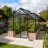 Vitavia Cassandra Black 8x10 8300 Dwarf Wall Greenhouse