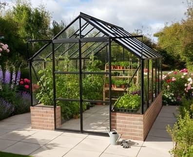 Vitavia Cassandra Black 8x10 8300 Dwarf Wall