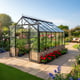 Vitavia Cassandra Black 8x12 9900 Dwarf Wall Greenhouse